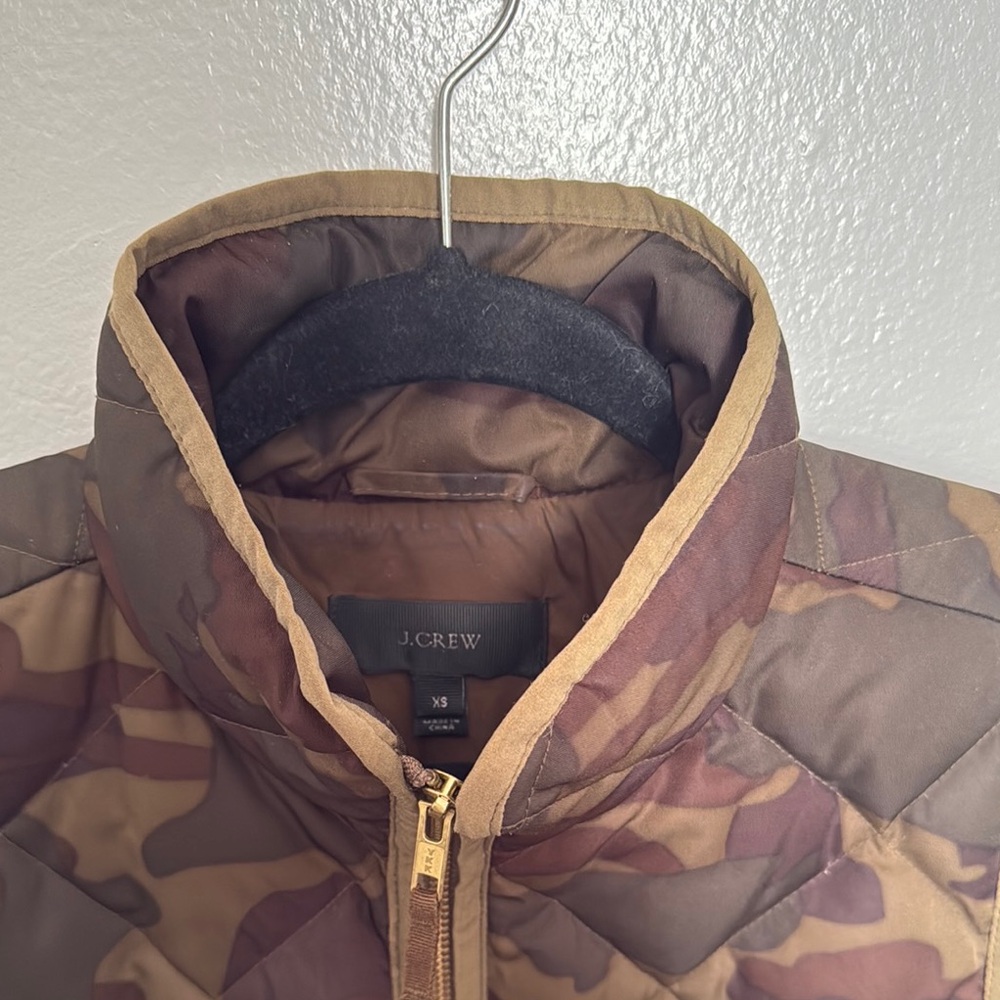 J. Crew Camouflage Quilted Vest - Picture 4 of 7